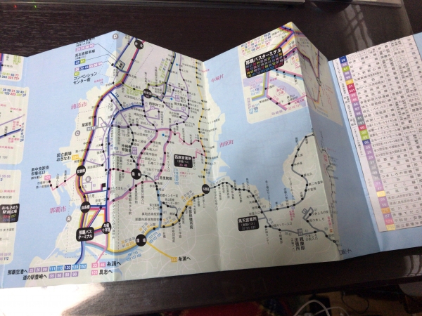 沖縄バスルートマップ
