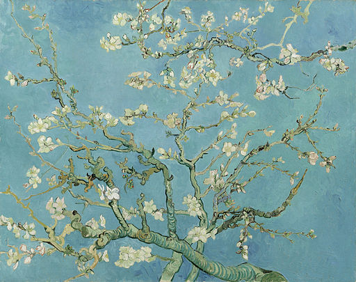ゴッホ-花咲くアーモンドの木の枝